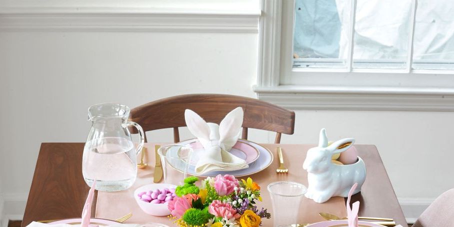 62 Best Easter Table Decor Ideas — Easter Brunch Table Decorations