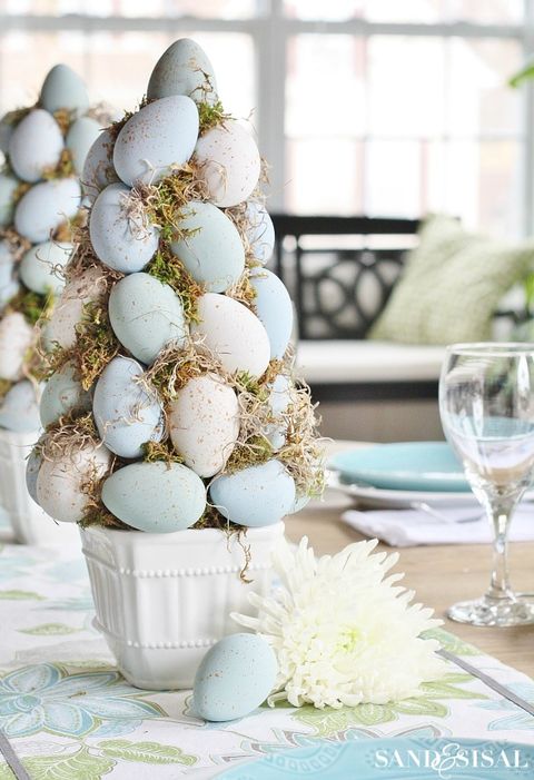 easter tree topiary