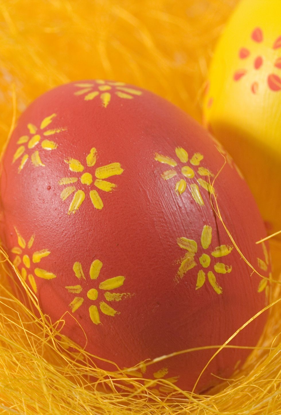 easter egg painting ideas two tone painted eggs