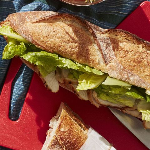 easy chicken dinners recipes    grilled chicken caesar baguette