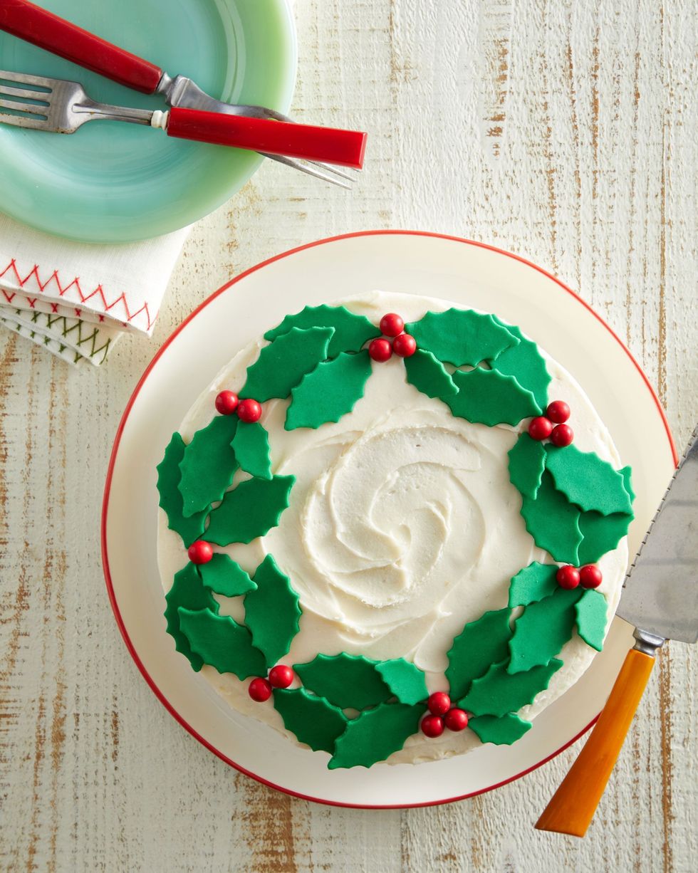 christmas wreath cake recipe