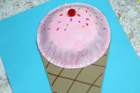 easy crafts for kids ice cream cone