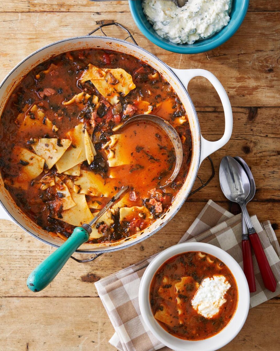 lasagna soup