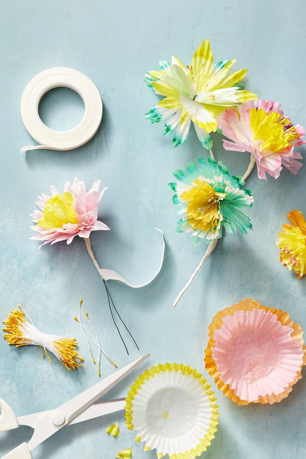 easy easter crafts — diy paper flowers