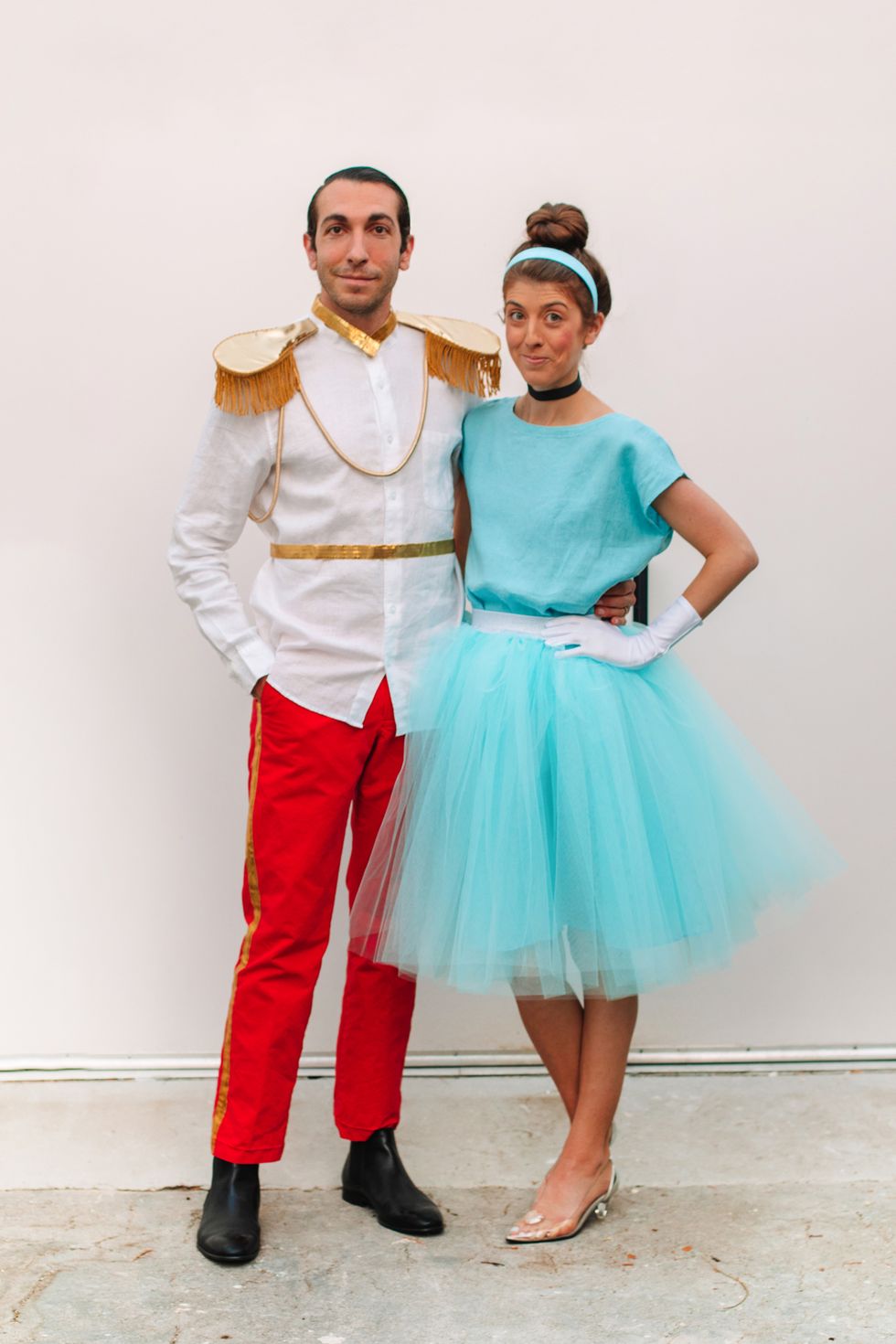 easy halloween costumes for couples cinderella and price charming