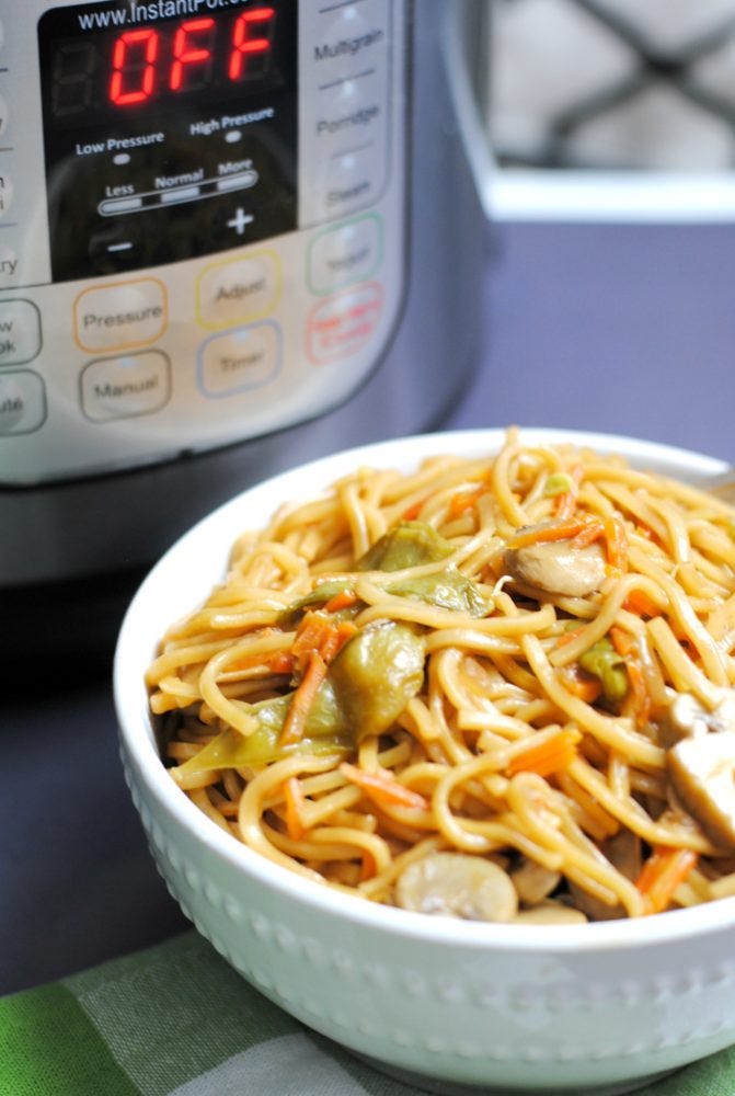 Instant Pot Vegan Lo Mein