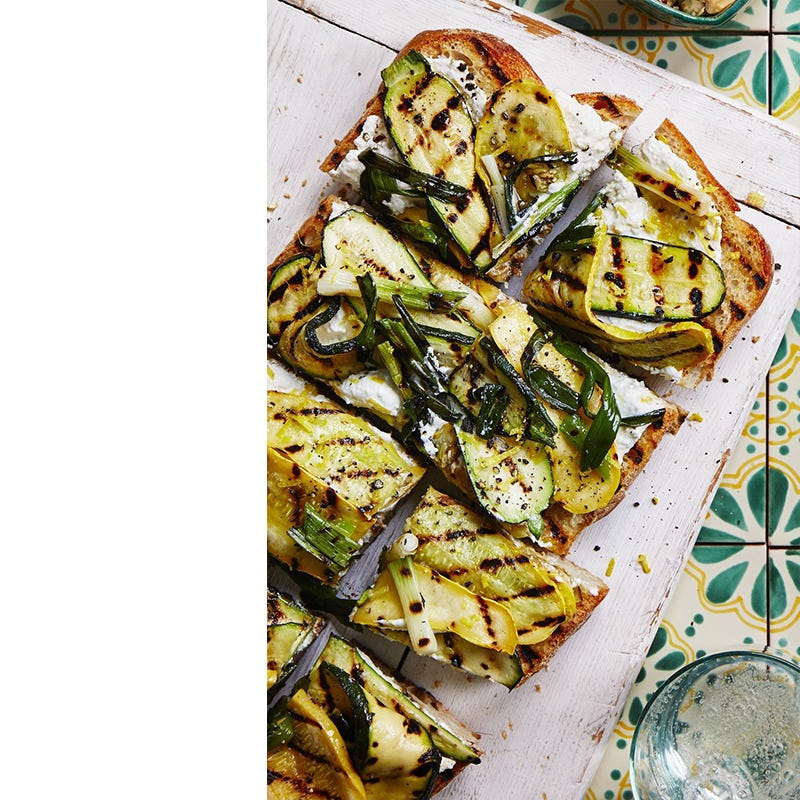 grilling recipes grilled squash garlic bread