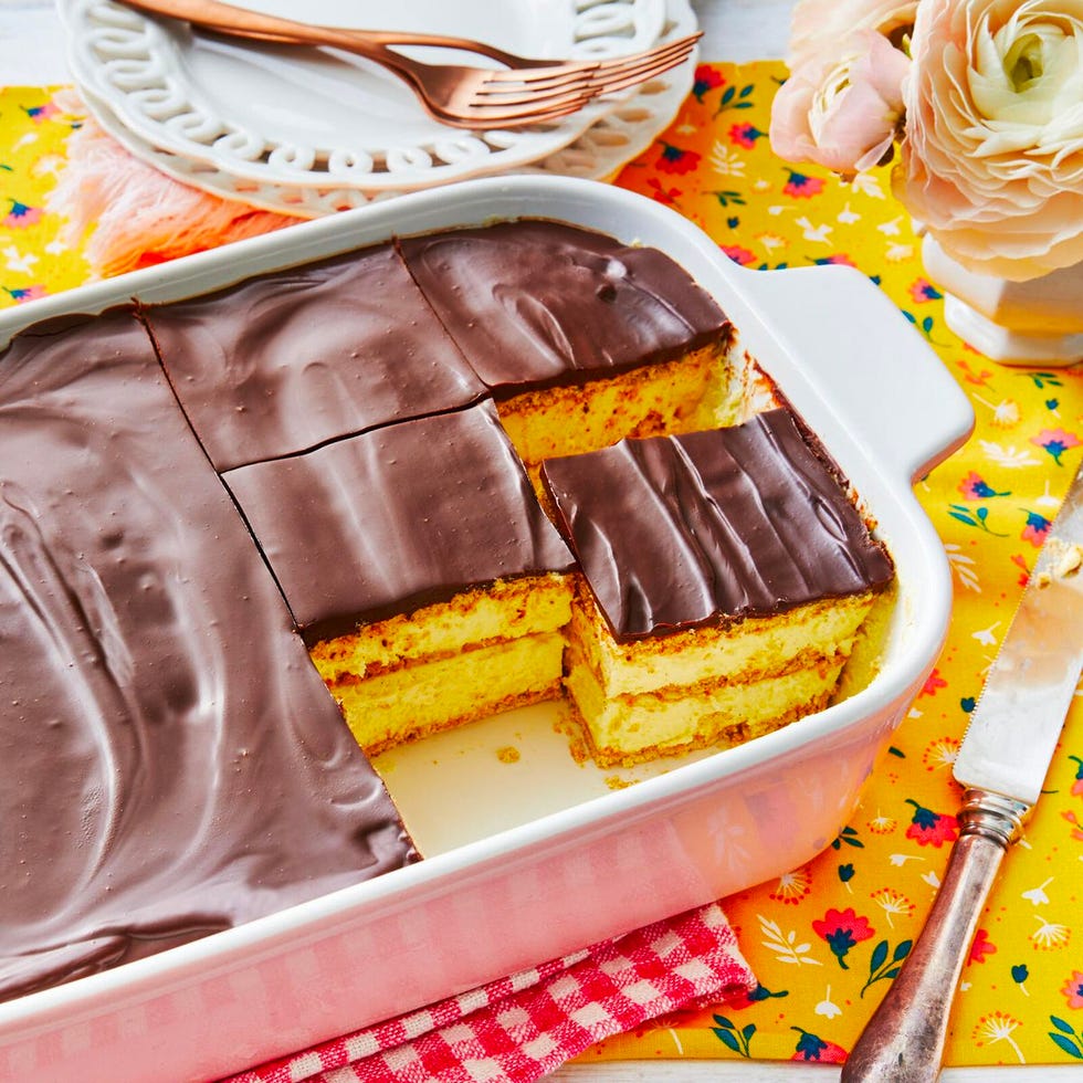 easy no bake eclair cake dessert recipe