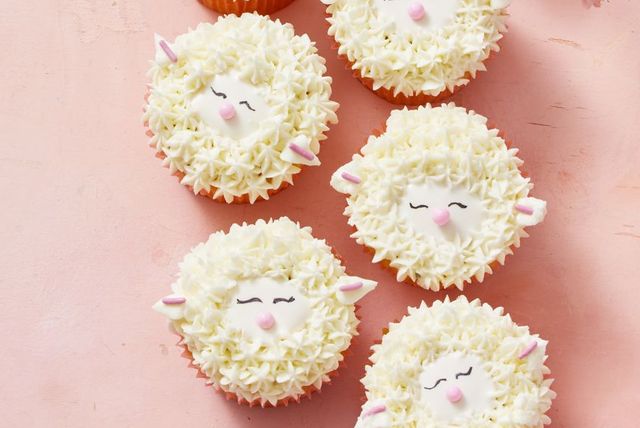 easy sheep cupcakes recipe