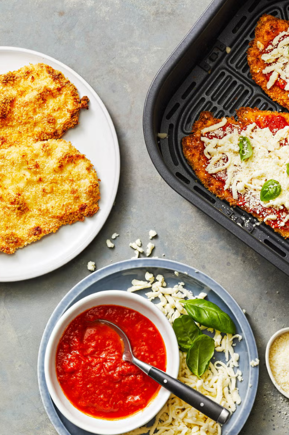 easy sunday dinner ideas Air Fryer Chicken Parmesan chicken parmesan in an air fryer