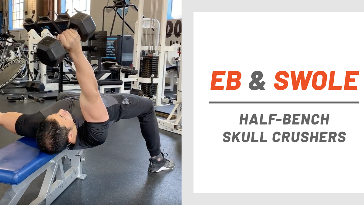 Lying Barbell Tricep Extension (Skull Crusher): Video Exercise Guide & Tips
