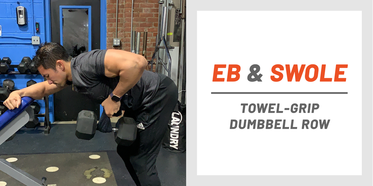 Eb Swole Towel Grip Dumbbell Row