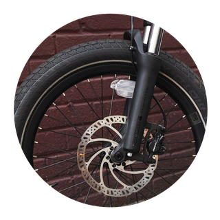 front tire of coop cycles generation ebike