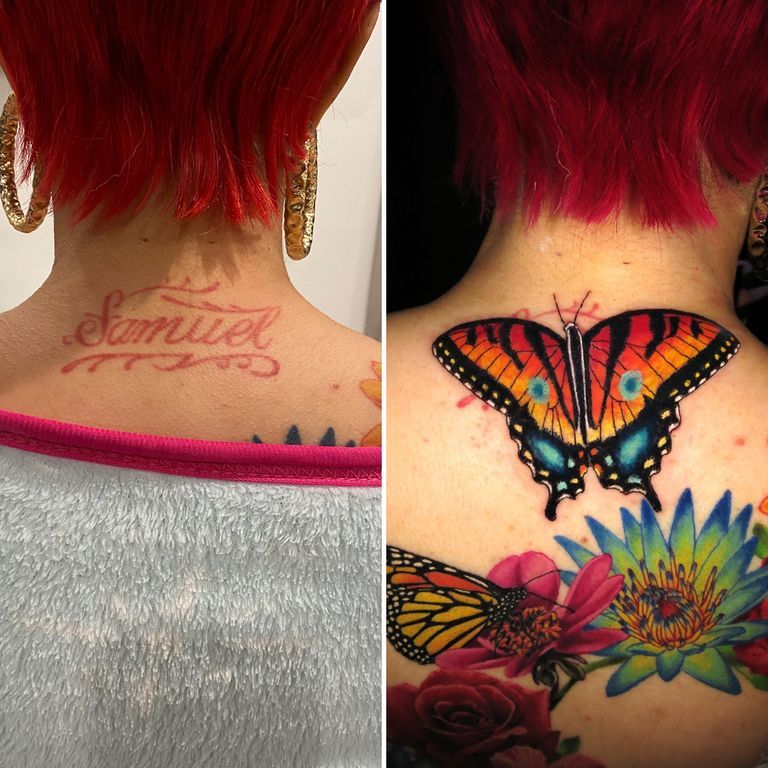 Cardi B Reveals Massive New Back Tattoo