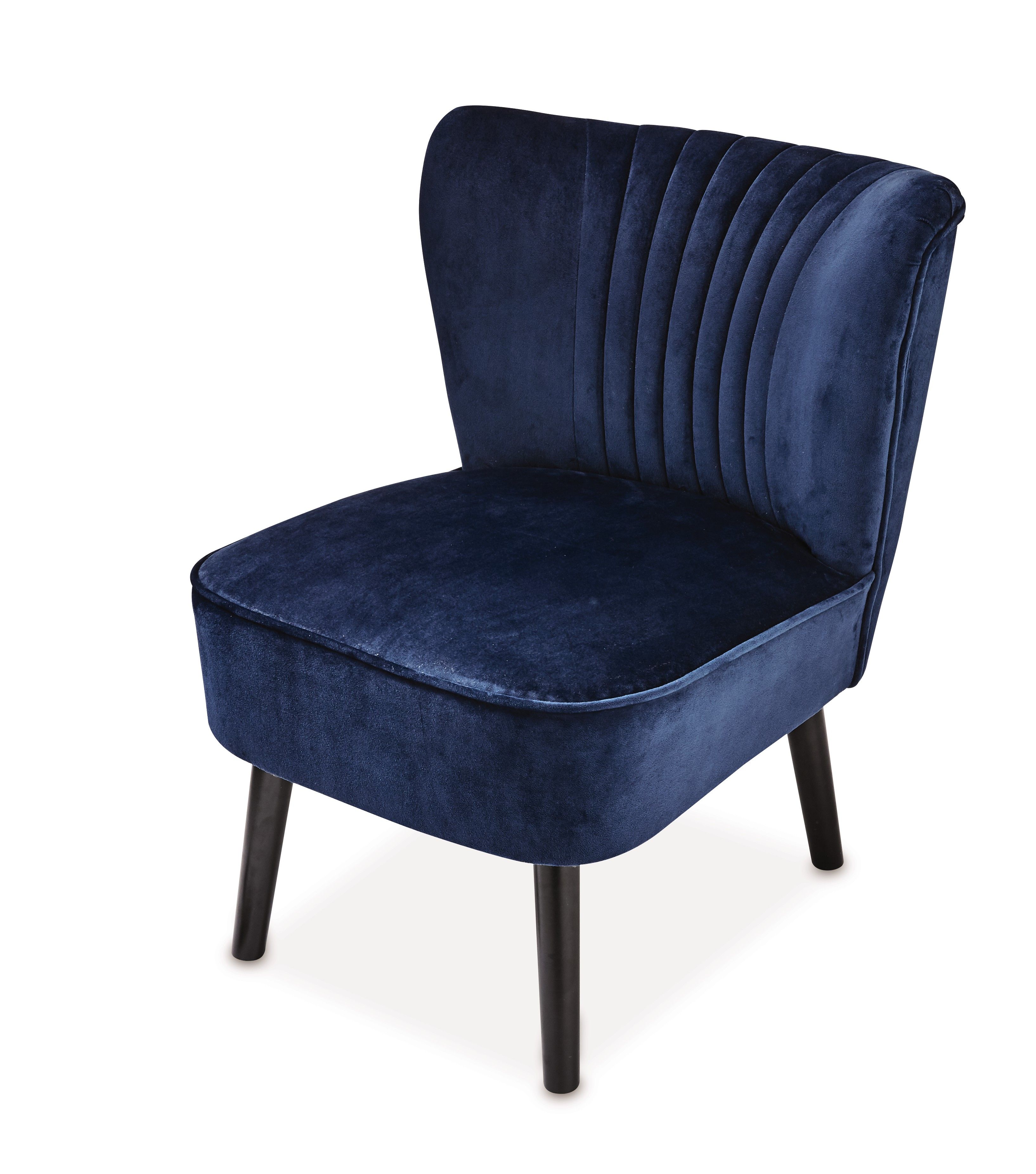 Aldi blue velvet chair new arrivals