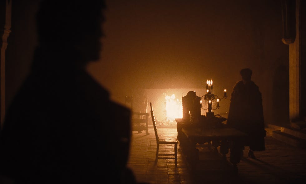 nosferatufp00142rnicholas hoult stars as thomas hutter and bill skarsgård as count orlok in director robert eggers’ nosferatu, a focus features releasecredit courtesy of focus features © 2024 focus features llc