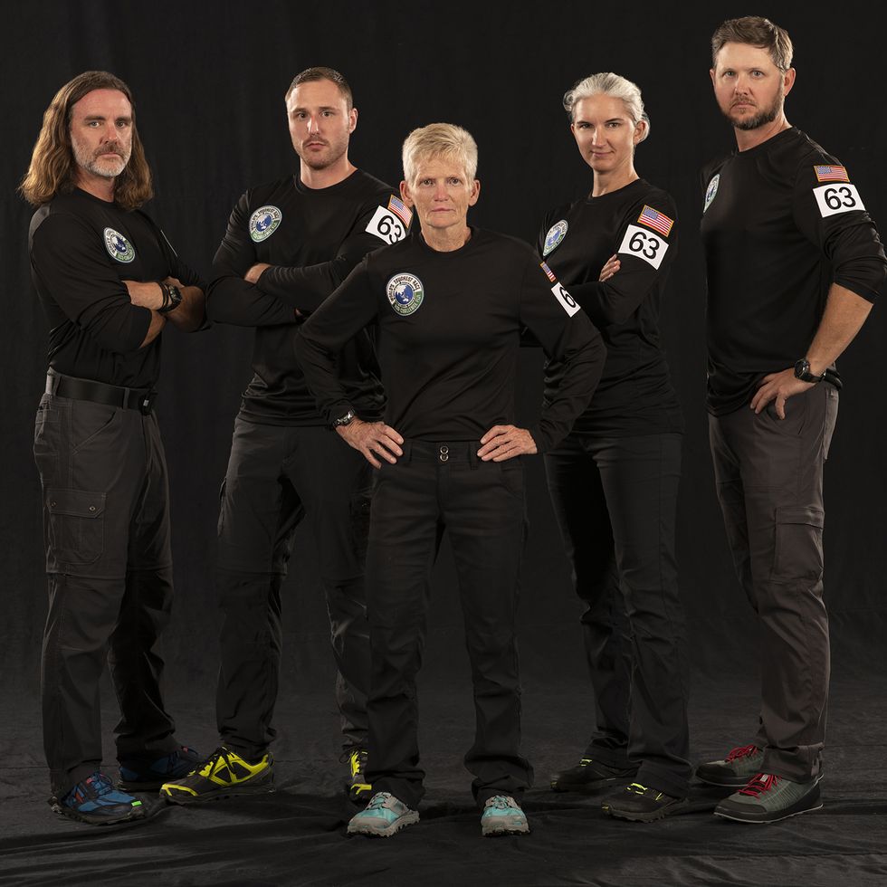 team unbroken from the united states team members hal riley, gretchen evans, anne bailey, keith mitchell knoop and cale yarborough compete in the 2019 eco challenge adventure race in fiji on saturday, september 7, 2019 idris solomonamazon