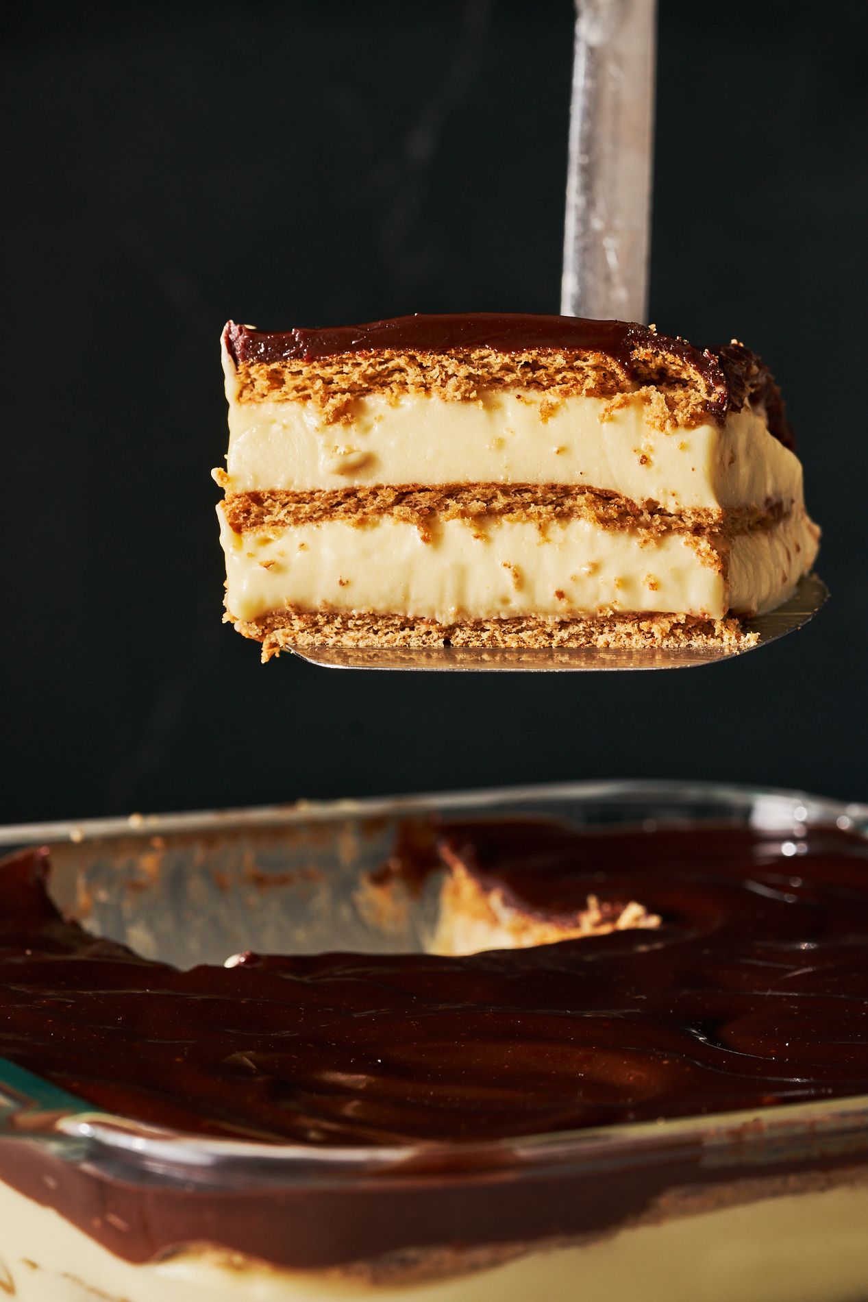 No Bake Peanut Butter Icebox Cake - Crazy for Crust