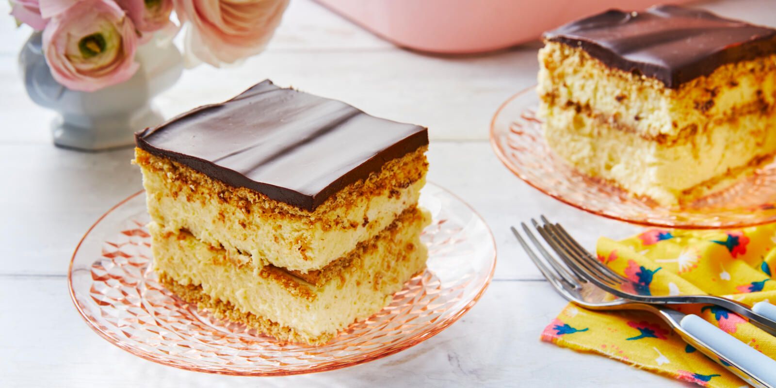 Vanilla Cream Puff Cake or Eclair Cake  Recipe from Yummiest Food Cookbook