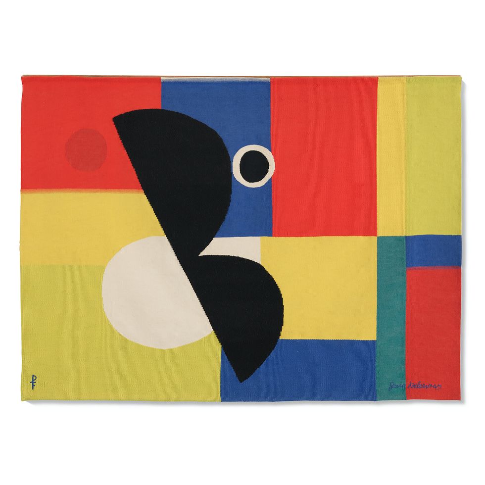 eclipse tapestry by sonia delaunay courtesy of portuondo gallery