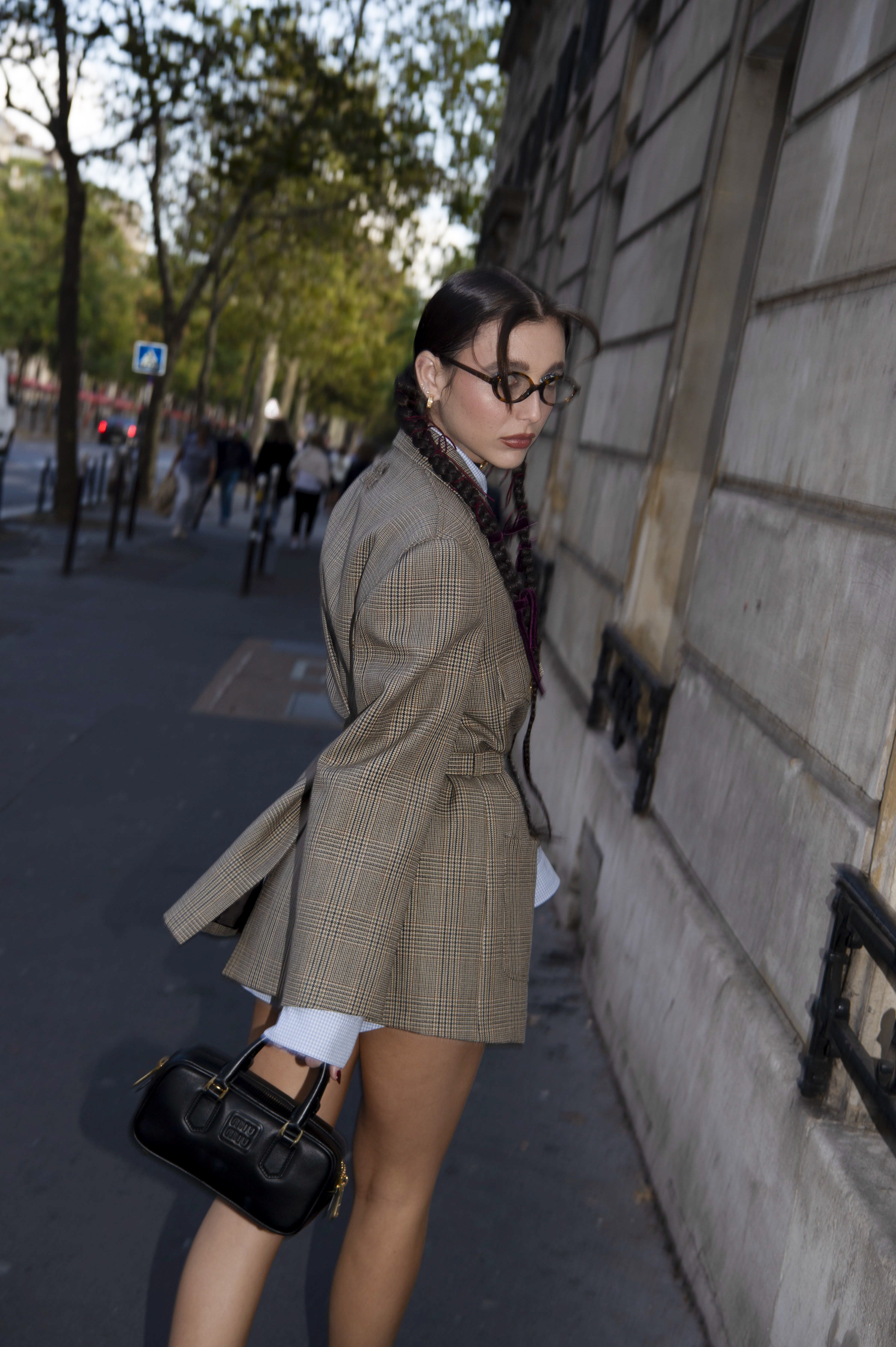 Emma Chamberlain Wore a Watch Necklace to Miu Miu's Paris Fashion