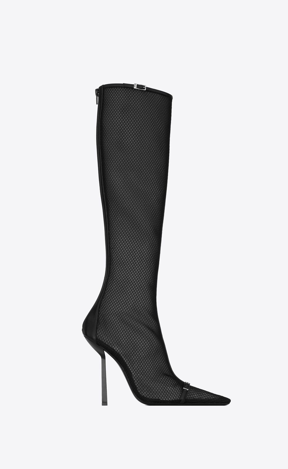 a black boot with a black sole