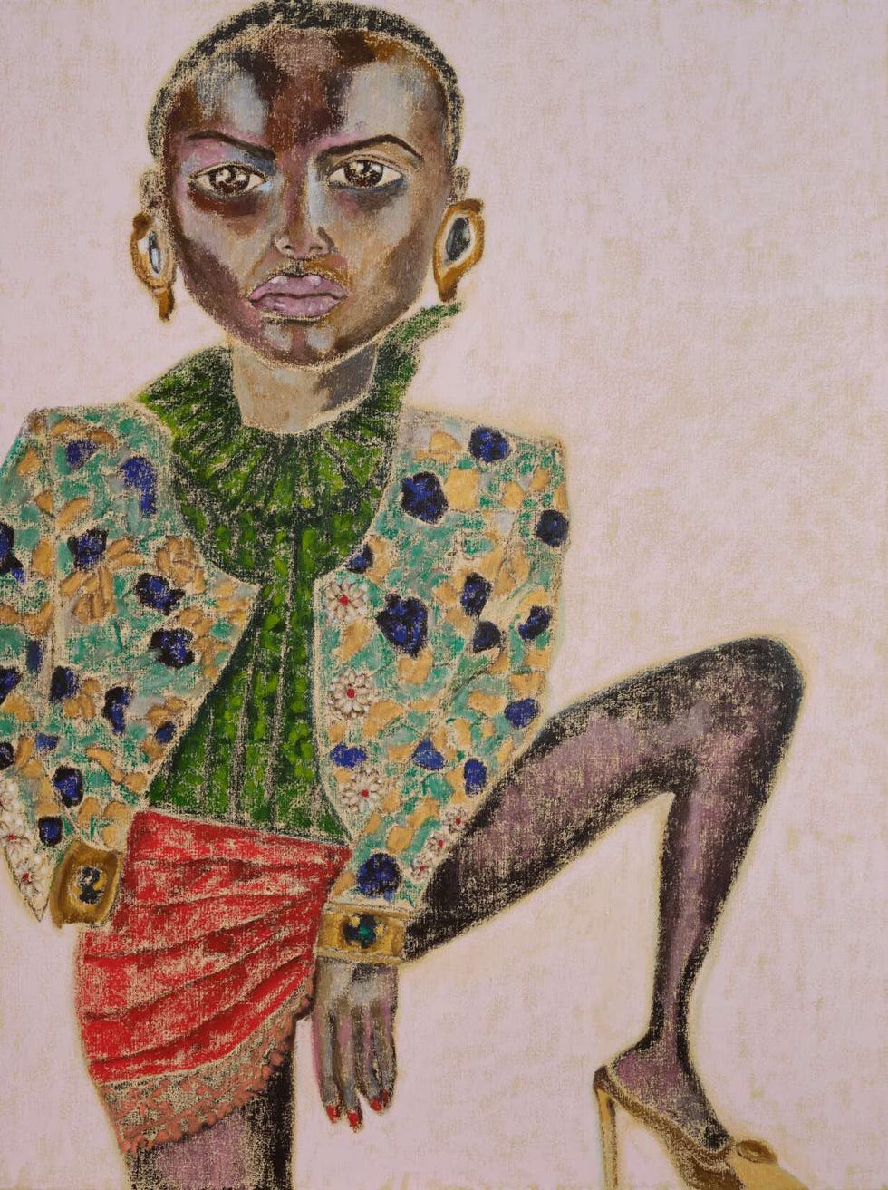 ajus samuel by francesco clemente commissioned by anthony vaccarello