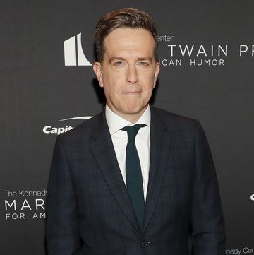 ed helms, actor, smiling on red carpet at the 23rd annual mark twain prize for american humor at the kennedy center in april 2022