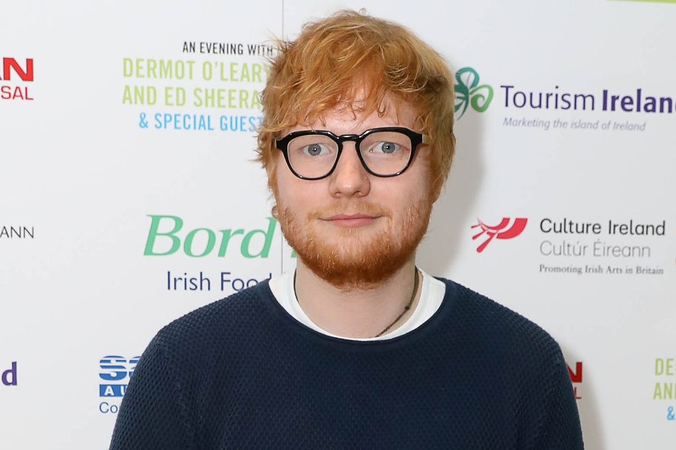 "an evening with dermot o'leary presentsed sheeran at the london irish centre"   vip arrivals