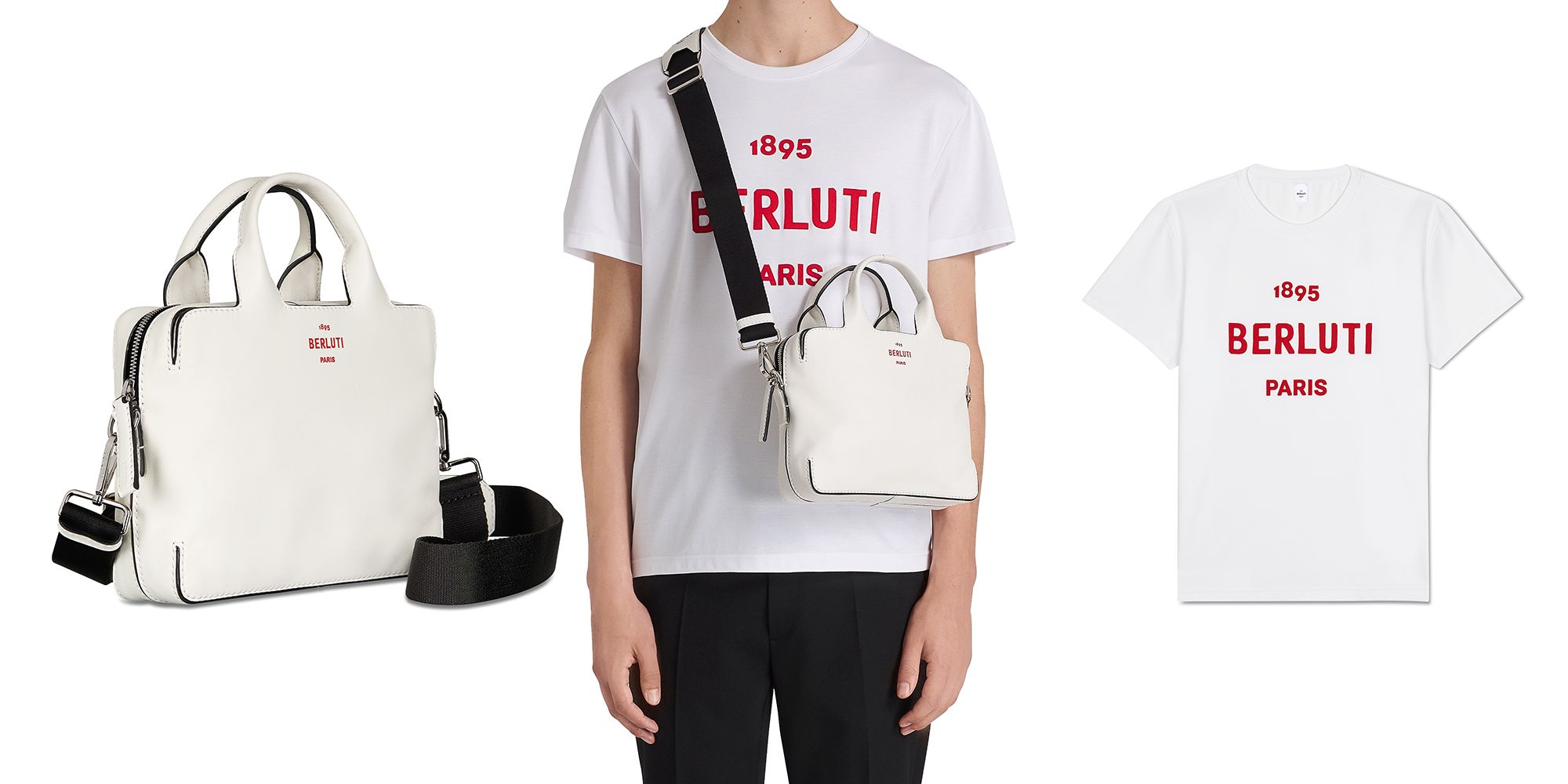 【BERLUTI 】日本未入荷 新作 レザーディテール Tシャツ BERLUTI 】日本未入荷 新作 レザーディテール Tシャツ (Berluti