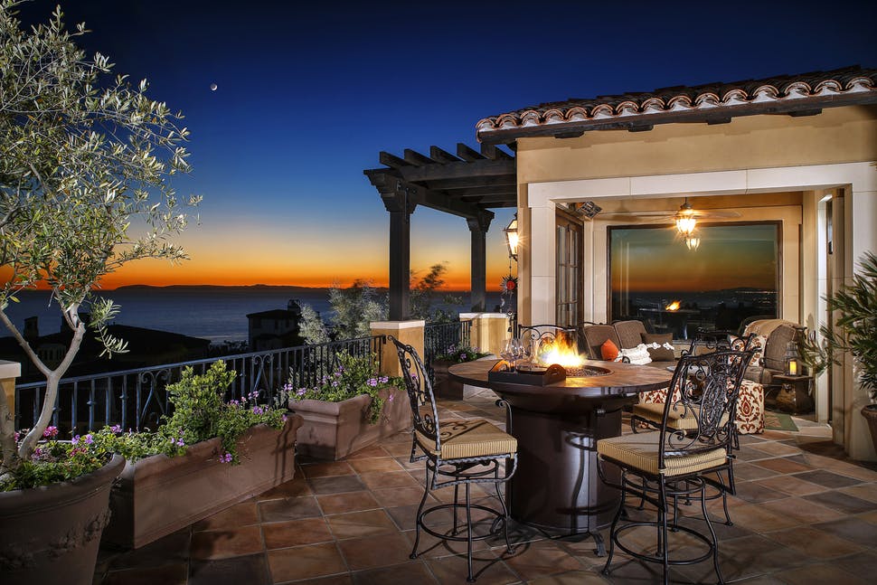 summer rooftop terrace