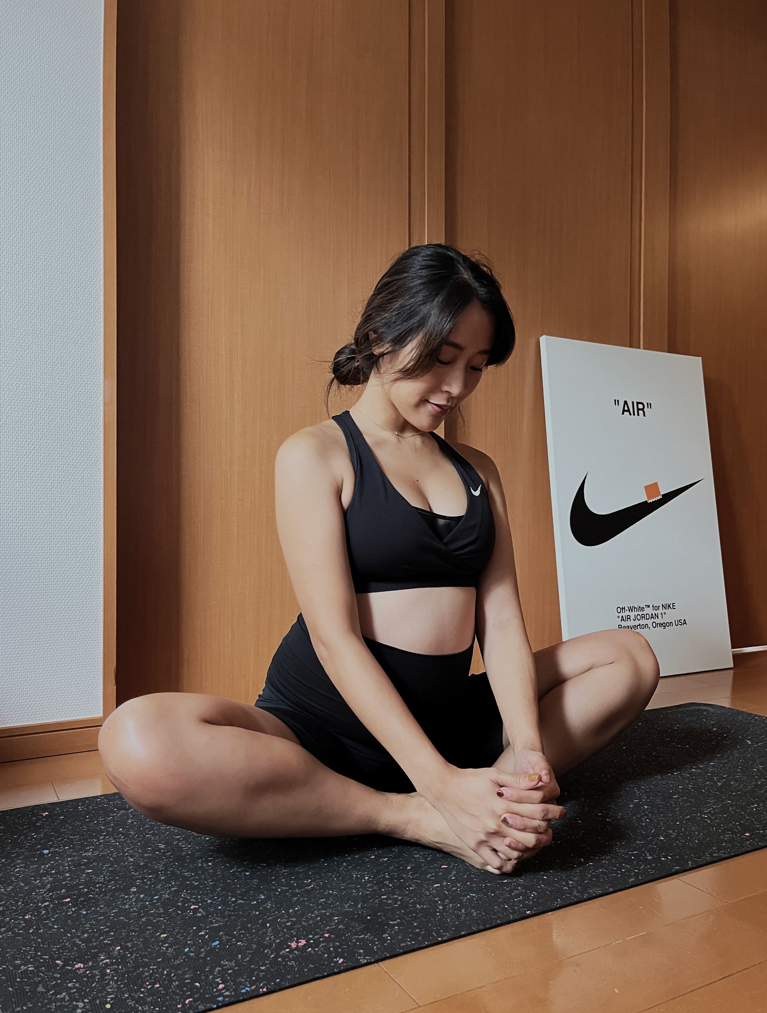 Nikeスポーティパンツトレーニングダンスジムヨガ韓国