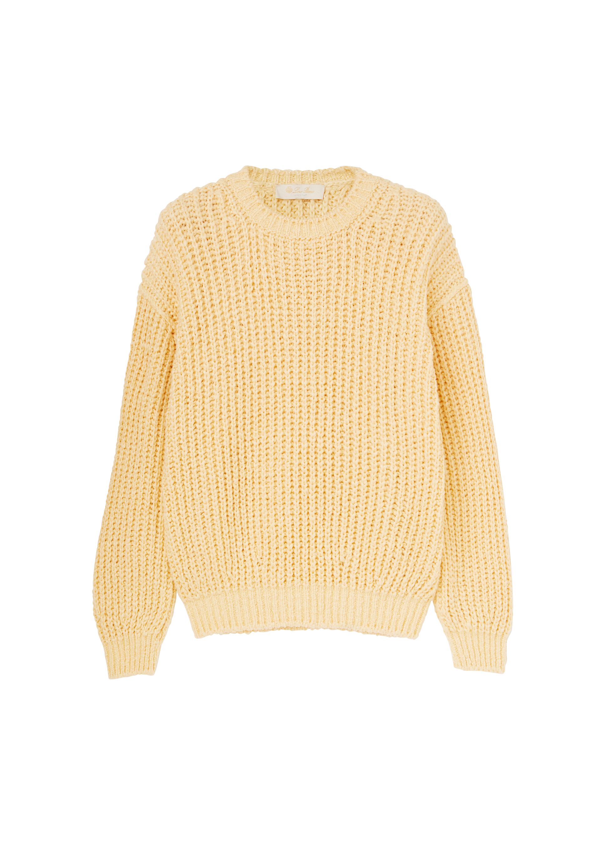 Loro Piana シルクコットン素材 透かし編みニット イタリア製