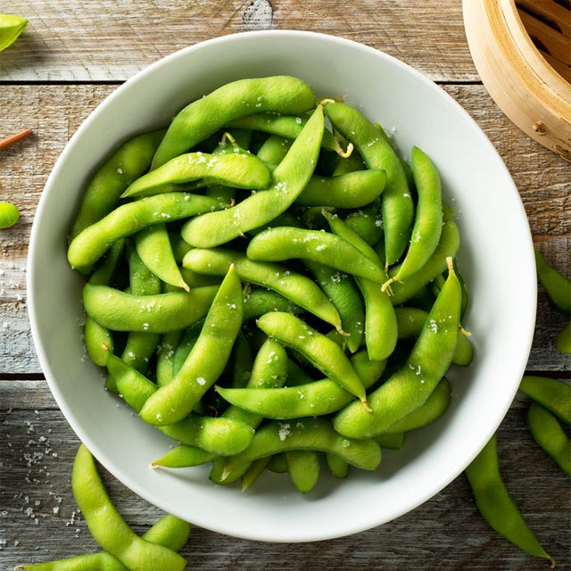 edamame with sea salt