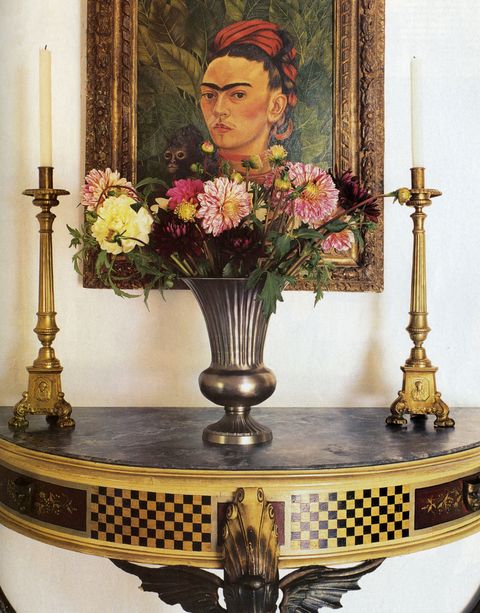 frida kahlo painting at madonna’s home