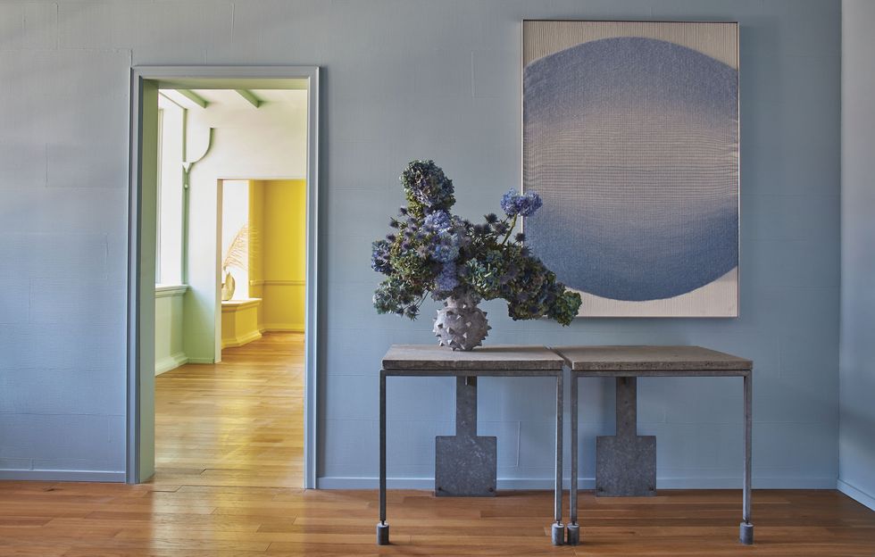 a room in hazy, a color by kelly wearstler for farrow  ball