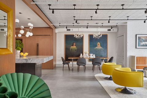 dining area in a soho loft by ghislaine vinas and alexander butler