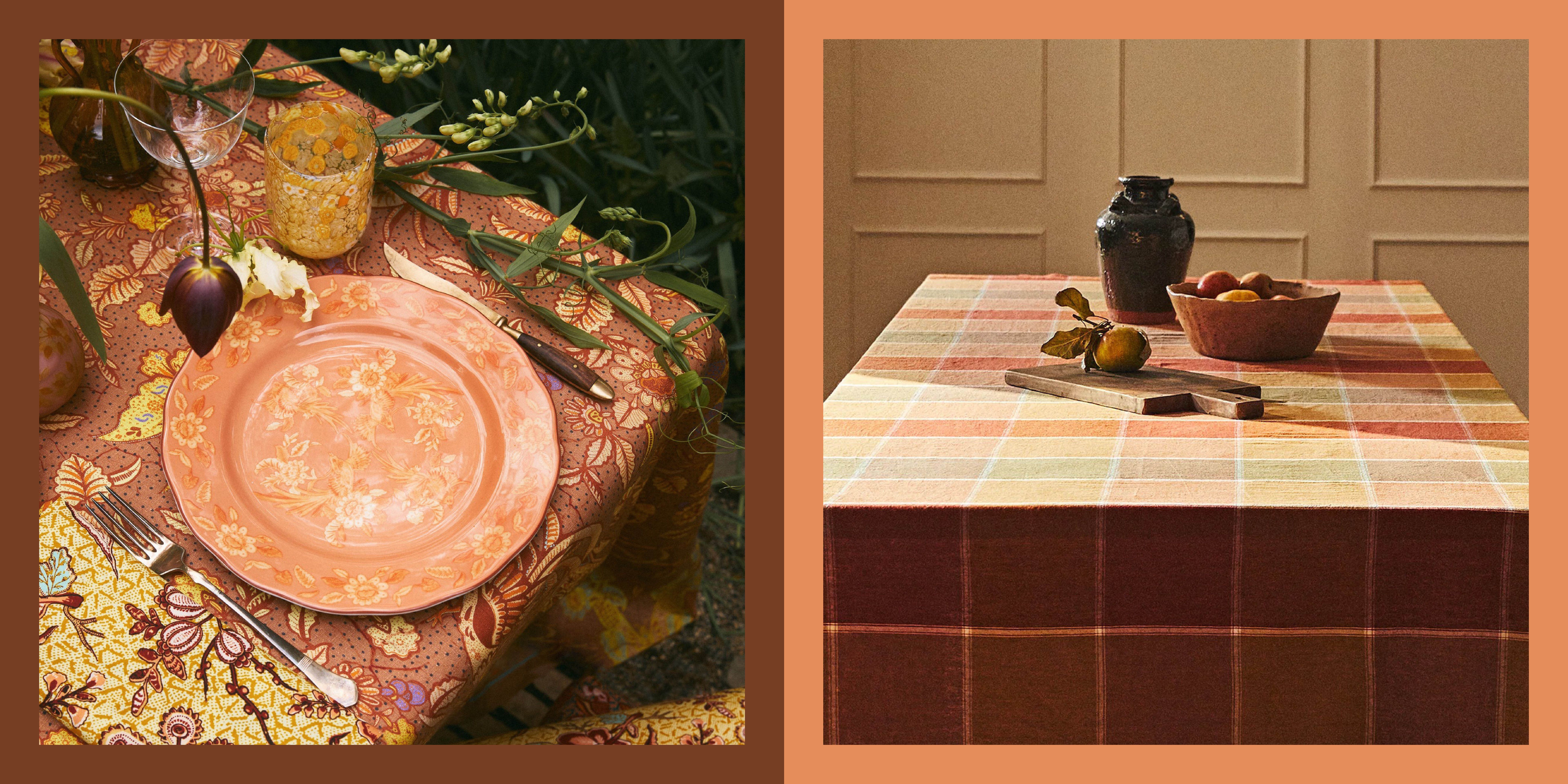 28 Thanksgiving Tablecloths for a Stunning Holiday Spread