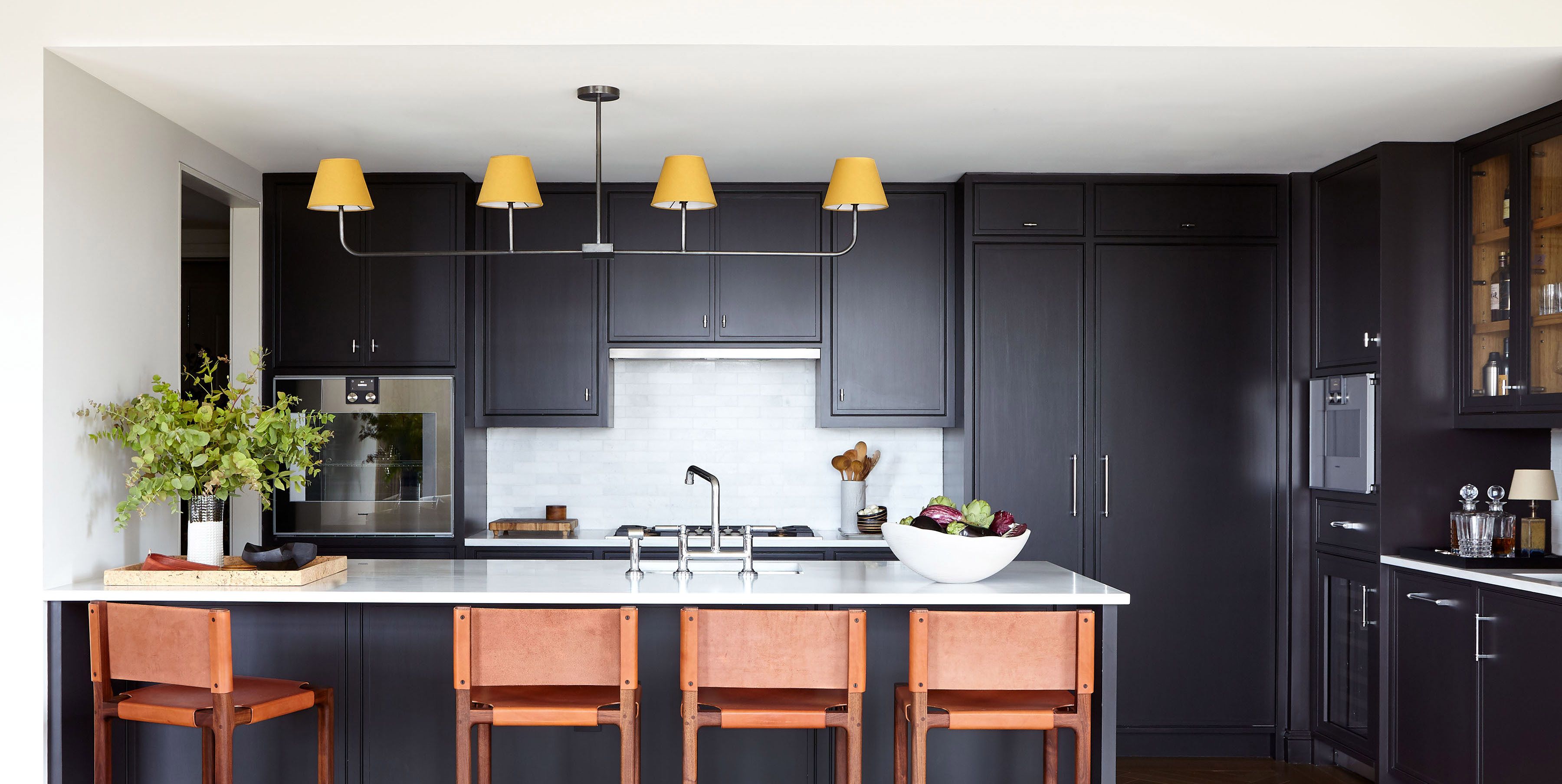 kitchen design ideas with black appliances