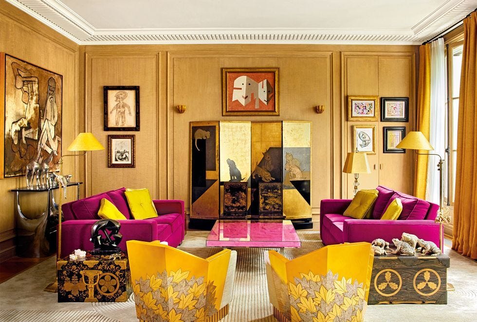 yellow ocher linda pinto living room