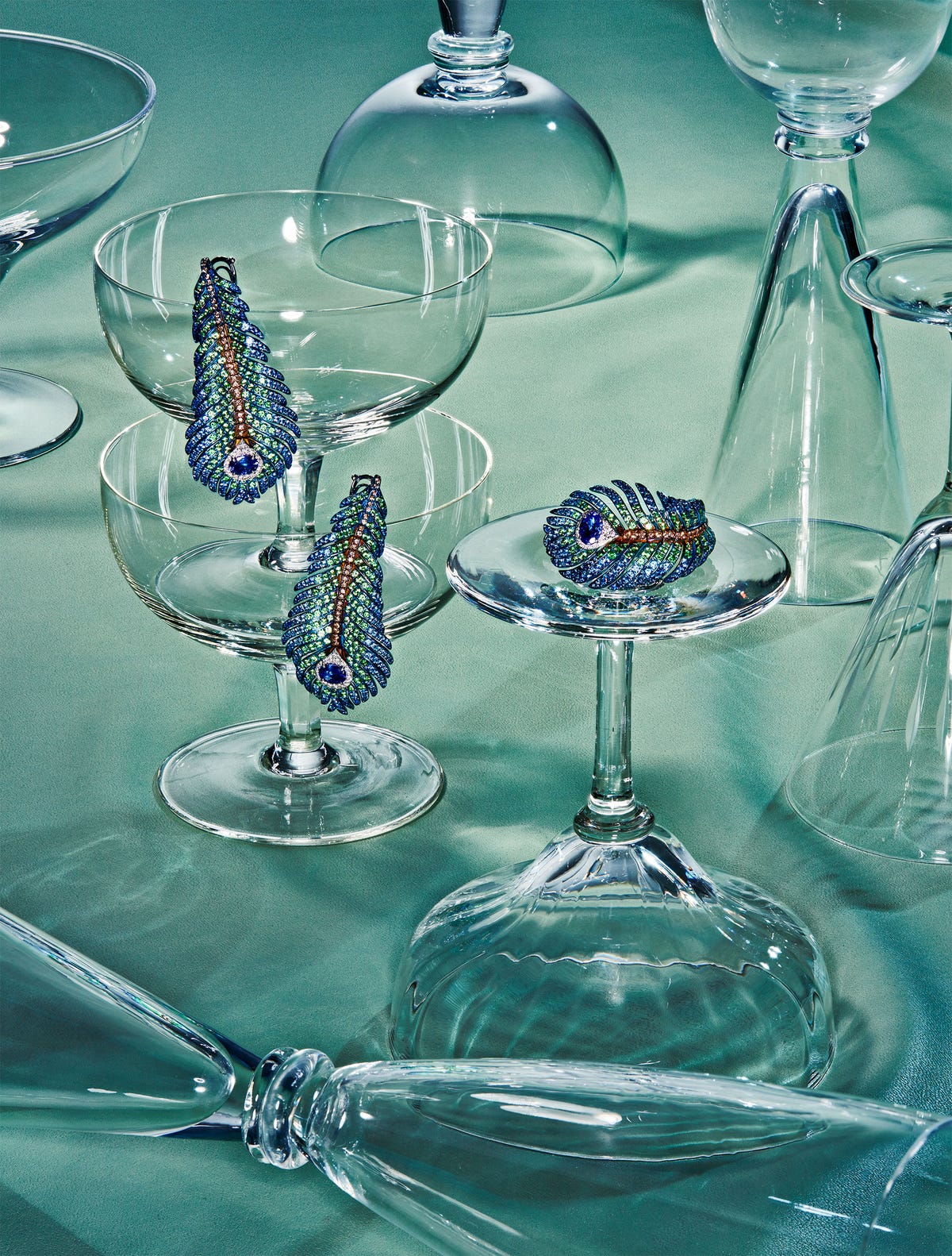 Peacock AP Large Wine Glass Set of Four