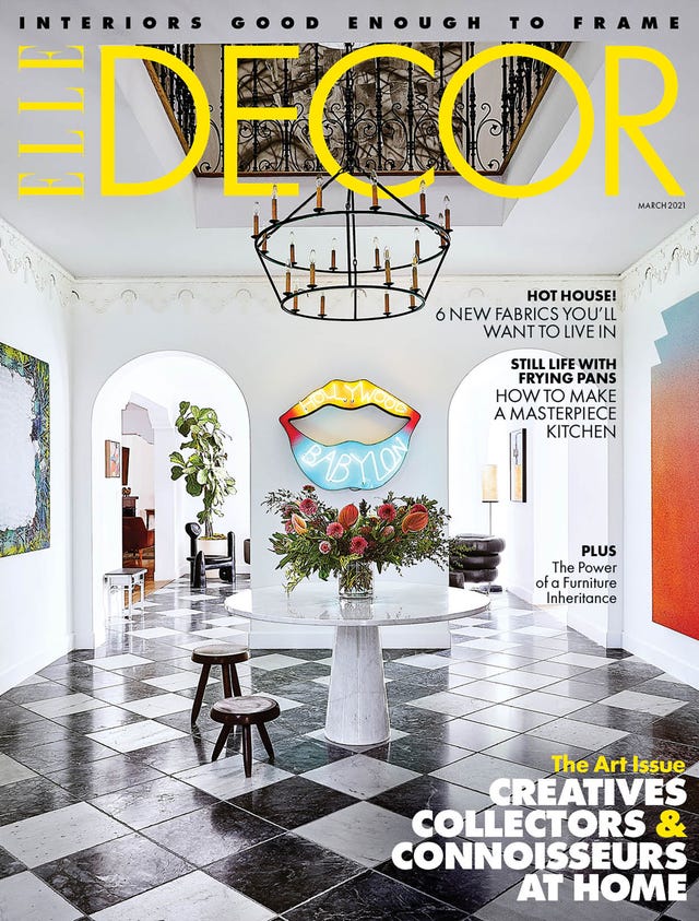 march 2021 cover   elle decor