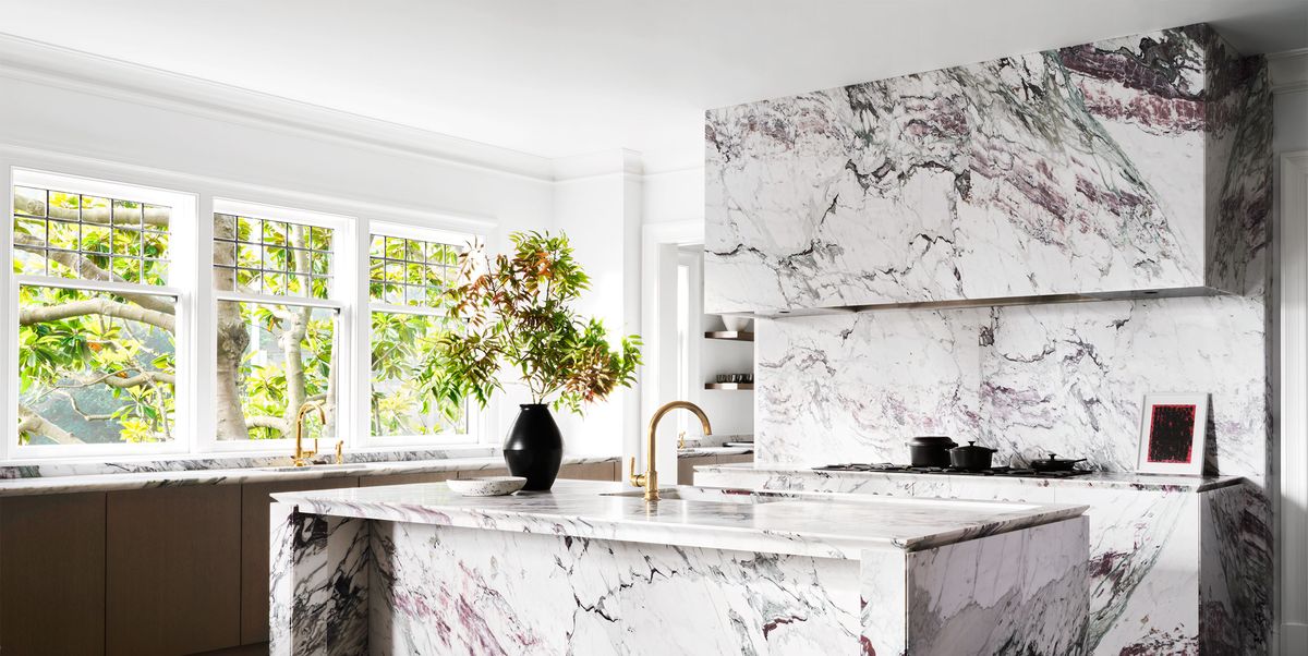 How to Paint Countertops to Look Like Marble - The Turquoise Home
