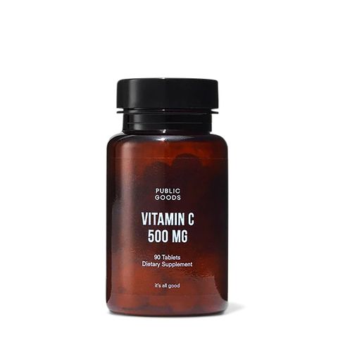 bottle of vitamin c