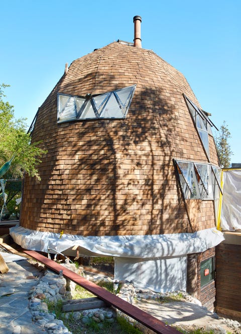 See Inside an Incredible Los Angeles Geodesic Dome Renovation - See Photos