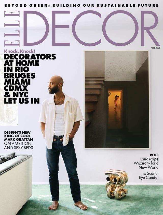 april 2021 cover  elle decor