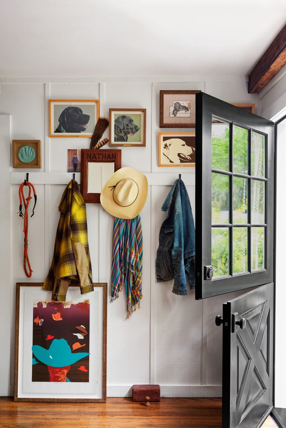 nathan turner and eric hughes weekend home in ojai california entryway