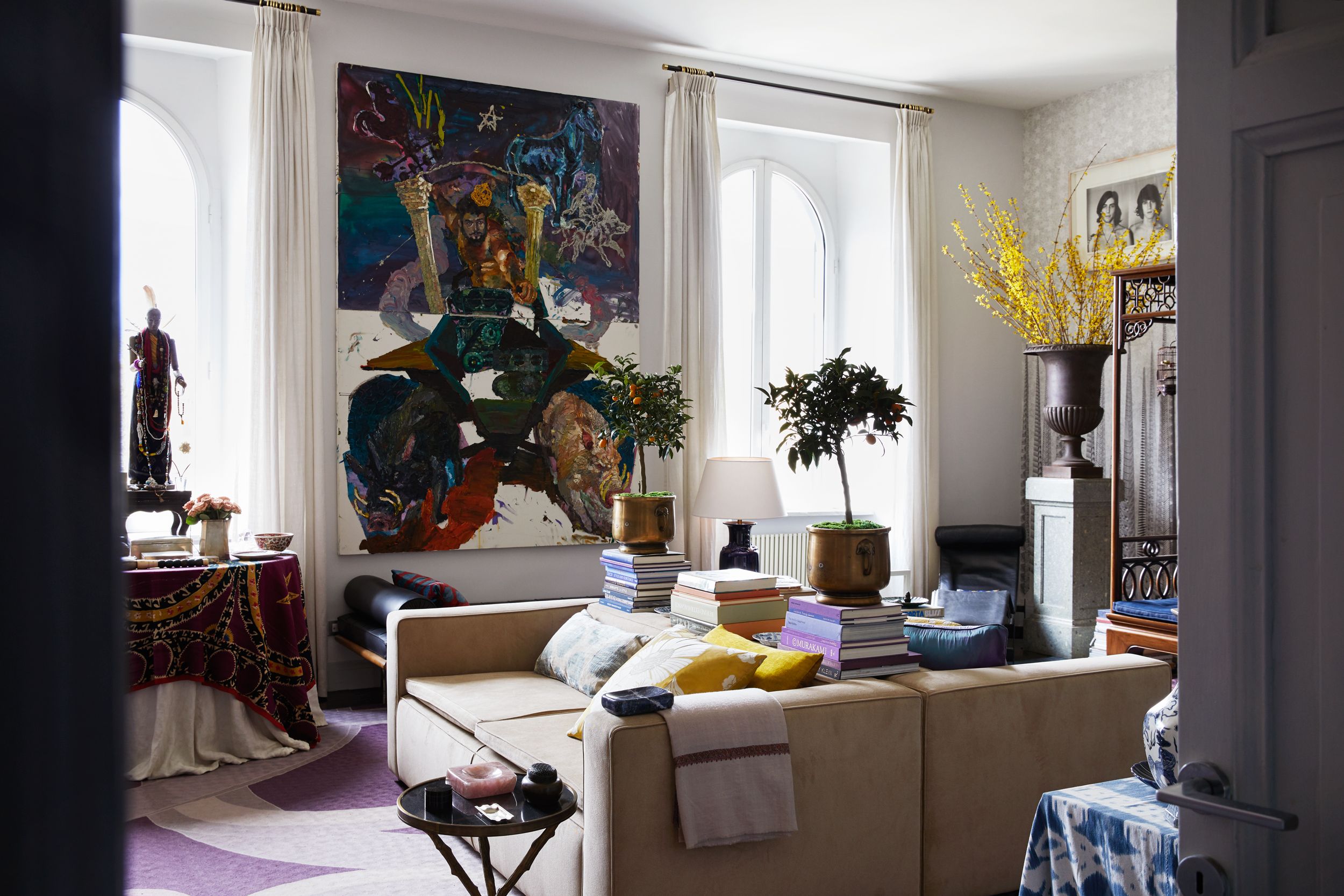 designer Notesbog Forbyde Carlos Souza's Rome Apartment Shows His Lifelong Love of Travel