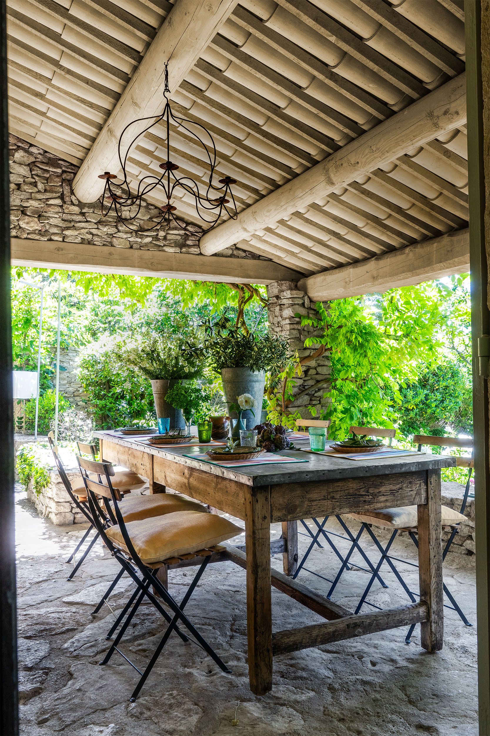 See Inside a Tranquil Stone Farmhouse in France - Patrick and Lorraine Frey