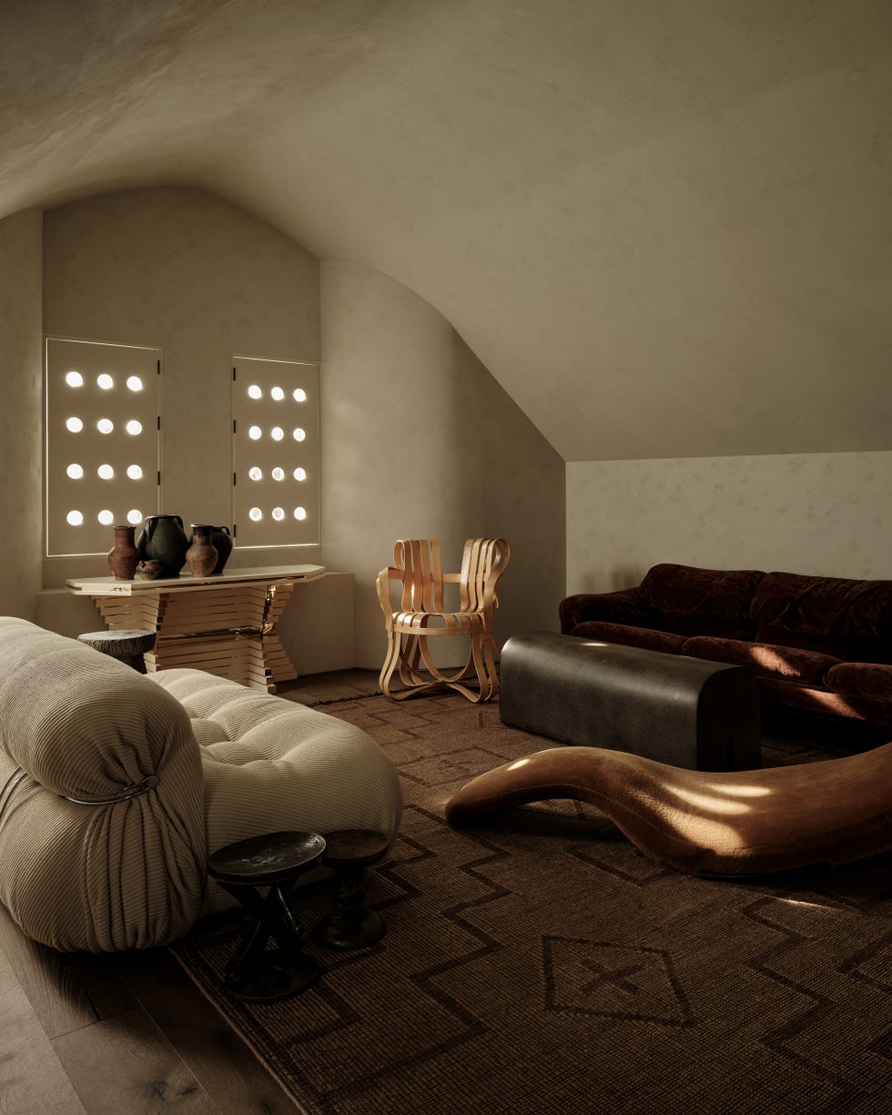 family room, montana labelle, vintage